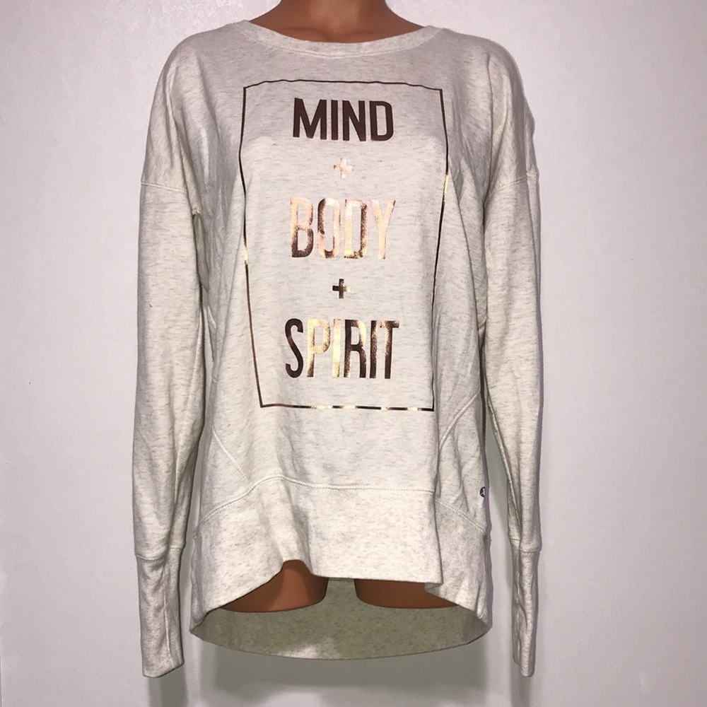 Xersion Mind + Body + Spirit Pullover Sweatshirt Size Medium